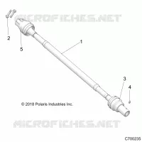 TREN, REAR PROP SHAFT