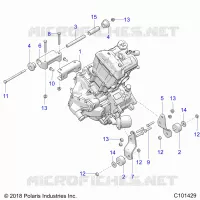 MOTOR, MOUNTING & LONG BLOCK
