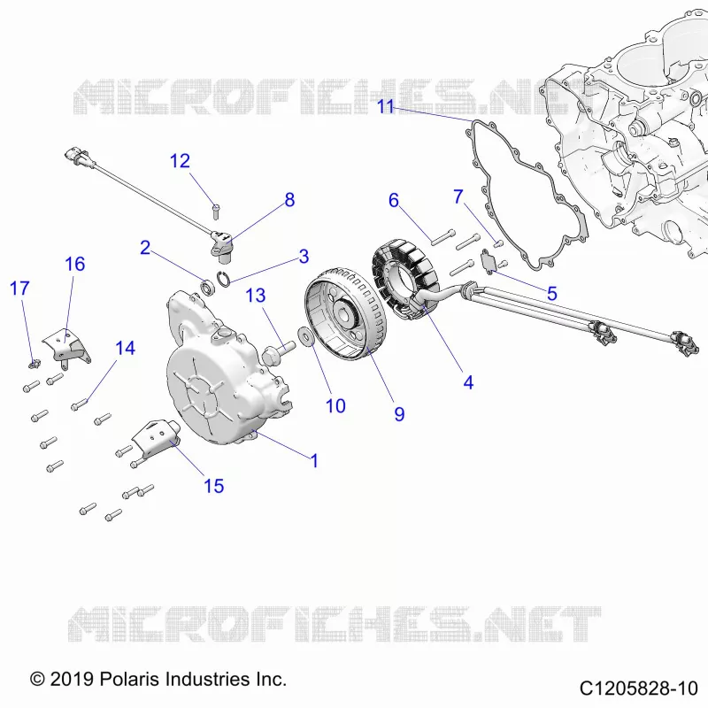 ENGINE, STATOR AND FLYRUEDA