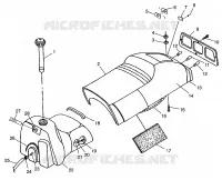 ASIENTO Y TANQUE DE GAS 440 XC 0971760 (4937873787A006)