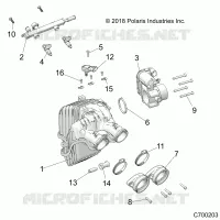 ENGINE, INTAKE AND CUERPO DE MARIPOSA