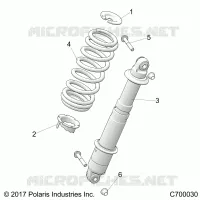 SUSPENSION TRASERA SHOCK MOUNTING