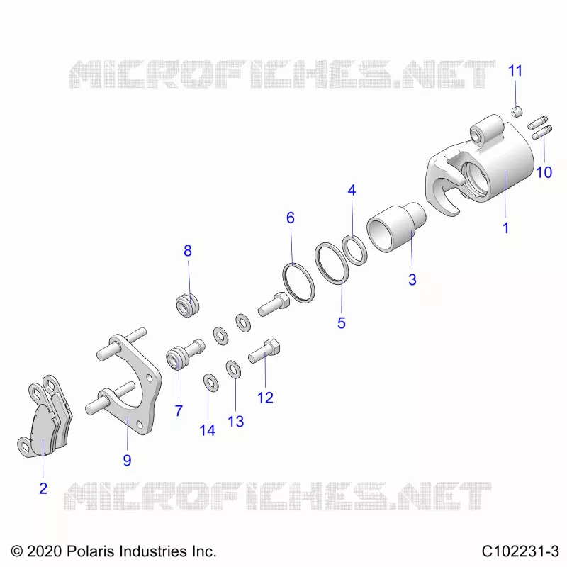 BRAKES, PINZA TRASERA