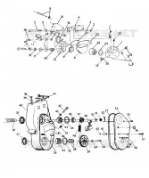 FRENO AND CADENACASE ALL SWEDISH SNOWMOBILES LESS SUPERTRAK, WIDETRAK   LITE (4922482248001A)