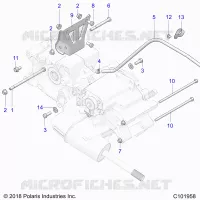 TREN, MAIN GEARCASE MOUNTING