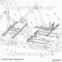 CHASSIS, SEAT AND CENTER MONTAJE DE LA CONSOLA