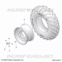 RUEDAS, FRONT TIRE