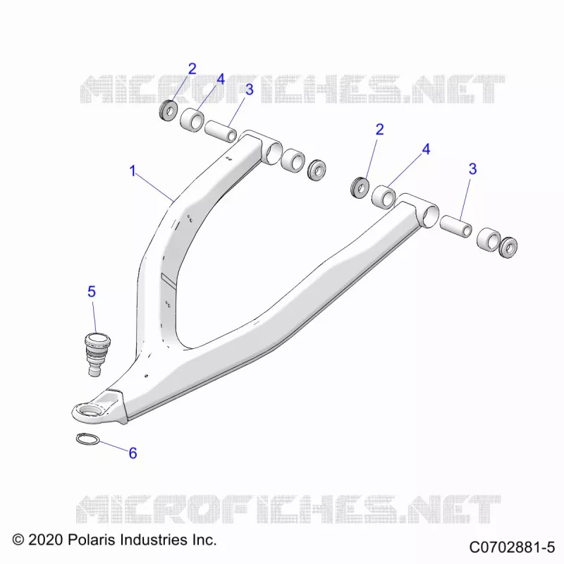 SUSPENSIÃ“N DELANTERA CONTROL ARM UPPER