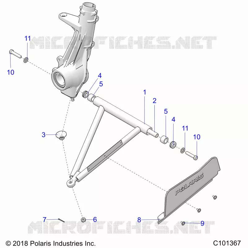 SUSPENSION, A-ARM AND PUNTAL MOUNTING