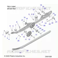 SUSPENSION, RAIL, LH/RH