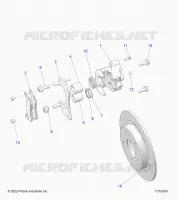 BRAKES, PINZA FRENO TRASEIRA 