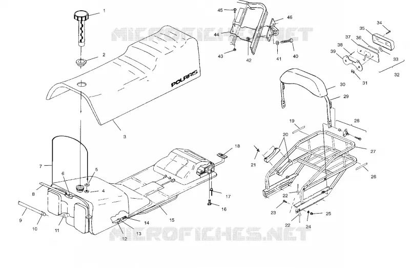ASIENTO Y TANQUE DE GAS