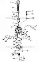 CARBURADOR WIDETRAK LX 0942064 (49250425040034)
