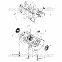 CAJA DEL CIGÜEÑAL ASSEMBLY 440 0952760, 440 SKS 0952560,  and EUROPEAN 440 SKS E952 (4929032903C007)