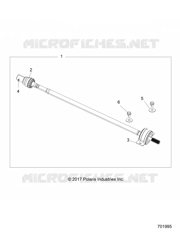 TREN, REAR PROP SHAFT