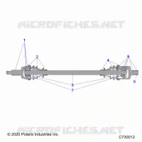 TREN, FRONT HALF SHAFT