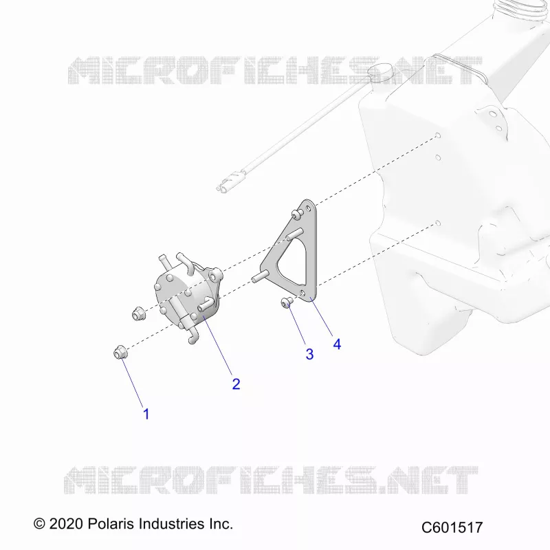 SISTEMA DE COMBUSTIBLE, FUEL PUMP MOUNTING