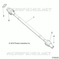 TREN, REAR PROP SHAFT