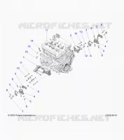 MOTOR, MOUNTING &amp; LONG BLOCK