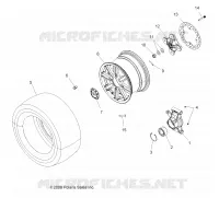 RUEDAS, REAR and HUB