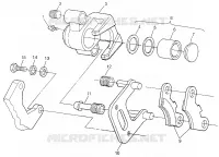 FRONT FRENO  SPORTSMAN 500 W97CH50A (4939993999B008)