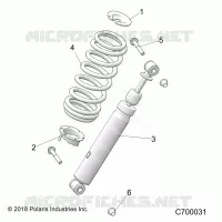SUSPENSION, CHOQUE FRONTAL MOUNTING