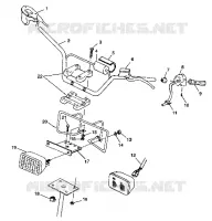 MANILLAR y la linterna Scrambler 400 W98BC38C (4947254725B009)