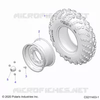 RUEDAS, FRONT TIRE