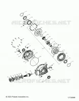 TREN, REAR GEARCASE INTERNALS