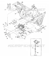 Los soportes de motor y Escape 250 4x4 / W928127 (4922872287A009)