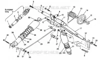 TRASERO ARM PAR XLT SP 0966676 and EUROPEAN XLT SP E966676 (4931703170B013)