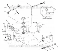 TANQUE DE ACEITE SL 900 B964291 and  Intl. SL 900 I964291 (4935583558A012)