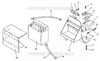 CAJA DE BATERIA ASSEMBLY RXL 0940768 (4925062506035A)