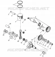 PISTÓN Y CIGÜEÑAL SPORTSMAN 400L W97AC38C (4939673967C014)