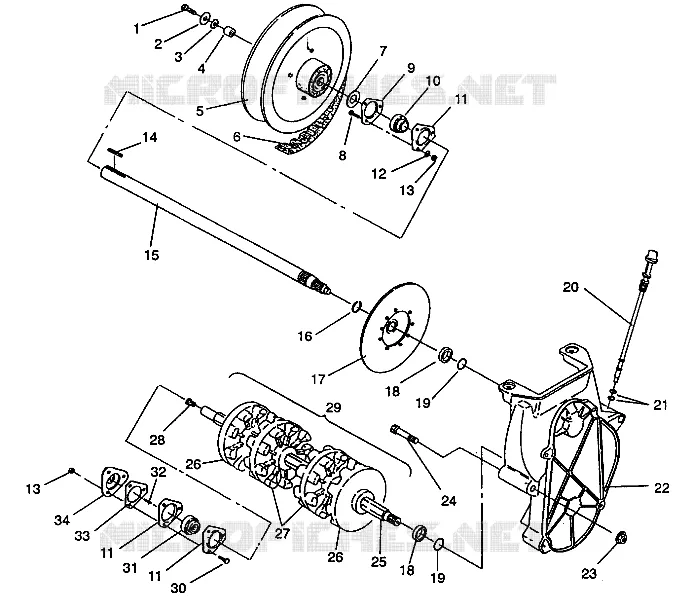 TREN ASSEMBLY XLT E940767,  XLT SP E940667    XLT SKS E940567 (49274227420018)