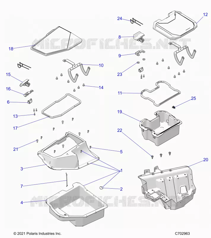 DELANTERA CAJA DE ALMACENAMIENTO