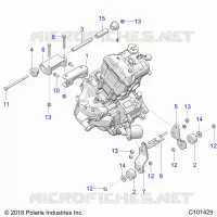 MOTOR, MOUNTING & LONG BLOCK