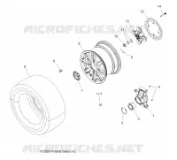 RUEDAS, REAR and HUB
