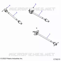 TREN, FRONT, MID, REAR PROP SHAFT