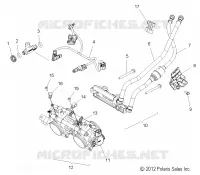SISTEMA DE COMBUSTIBLE, RAIL, LINES and CUERPO DE MARIPOSA