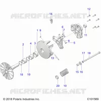 TREN, PRIMARY CLUTCH