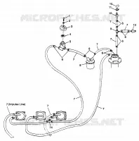 SISTEMA DE COMBUSTIBLE SL 900 B974091 and SL 1050 B974090 (4940974097A011)