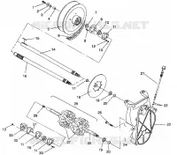 TREN ASSEMBLY TRAIL/0930761 AND  TRAIL DELUXE/0930243 (4923222322019A)
