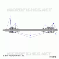 TREN, HALF SHAFT, FRONT