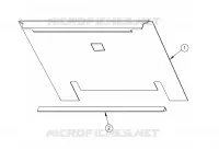 PANEL TRASERO WITH LATCH