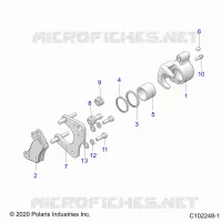 BRAKES, BRAKE PINZA FRENO DELANTERA (FROM 8/16/2021)