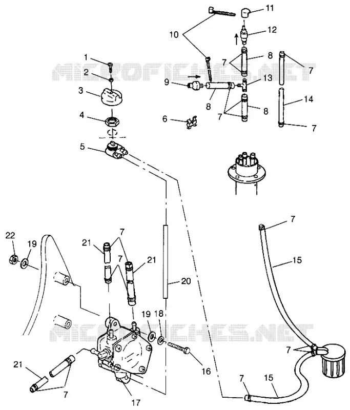 SISTEMA DE COMBUSTIBLE SLT 780 B964588 and  Intl. SLT 780 I964588 (4935683568A010)
