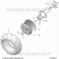 RUEDAS, REAR AND HUB