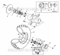 RUEDA DELANTERA XPLORER 400L W97CC38C (4939753975B006)