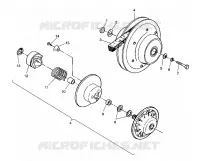 accionado de embrague ASSEMBLY Sportsman 4X4 / W938039 (4926382638026A)